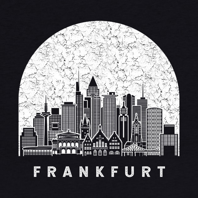 Frankfurt Germany Skyline by ThyShirtProject - Affiliate